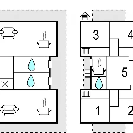 Two-bedroom In شقة دولني كوبين